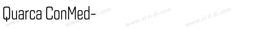 Quarca ConMed字体转换